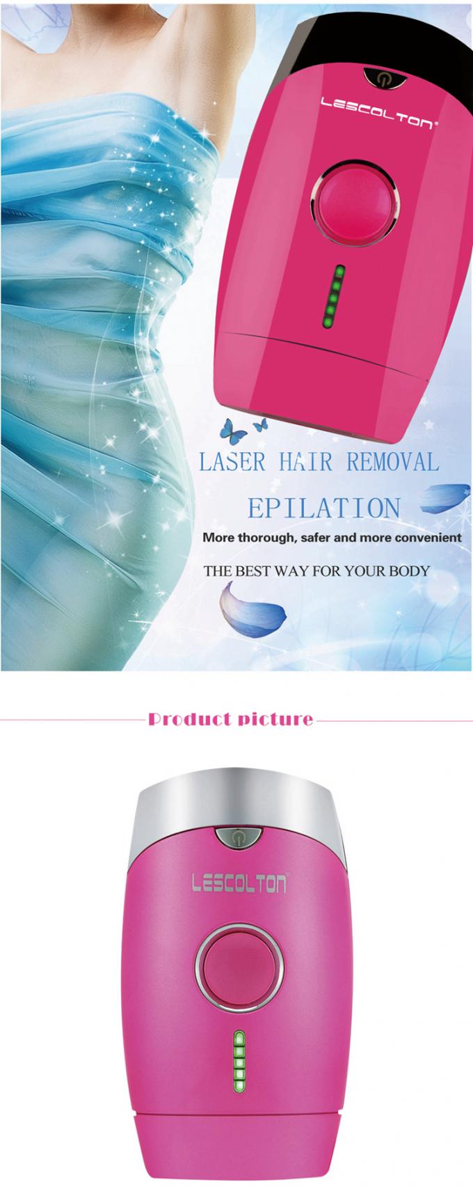 Handheld Laser Hair Removal Device , Permanent Hair Removal Machine For Home Use