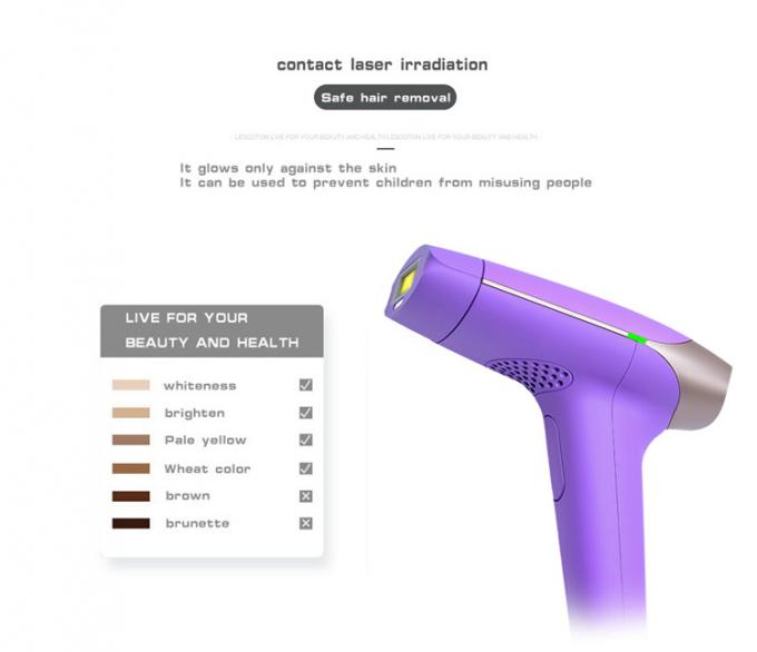 300000 Shots Home Laser Hair Removal Machine With 5 Intensity Modes