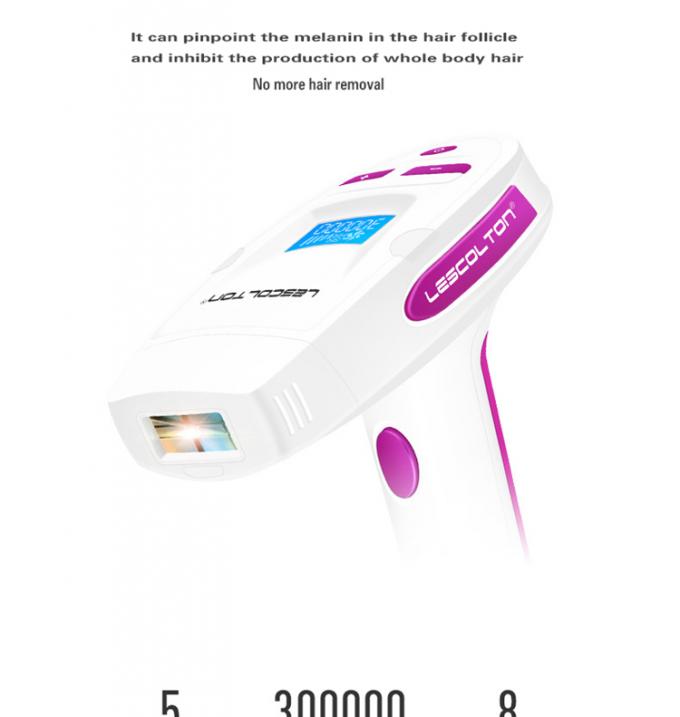 Electric Ipl Home Permanent Hair Removal Laser Epilator With LCD Display