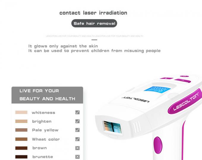 Electric Ipl Home Permanent Hair Removal Laser Epilator With LCD Display