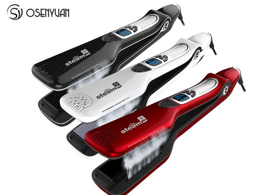 China Ionic Steam Flat Iron Hair Straightener Professional Styling With LED Display supplier