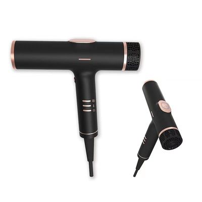 Brushless Negative Ion Blow Dryer High Speed Salon Hair Dryer Mini Travel