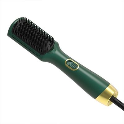 Negative Ions Electric Straightening Brush Ceramic Straightener Hot Air Curly Hair Brush