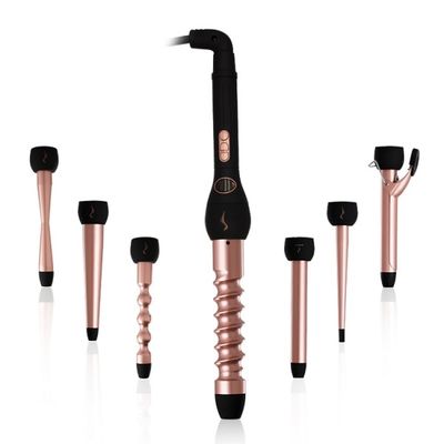 Professional Hair Styling Curling Iron  Interchangeable Ceramic Curler Set