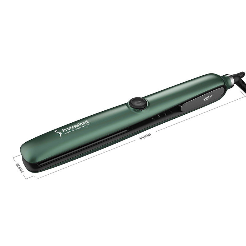 Automatic Steam Ceramic Hair Straightener Infrared Flat Iron Hair Straightener