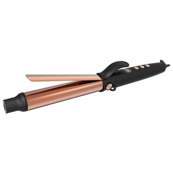 Black Gold Ceramic Curling Iron Wand Automatic Hair Curler For All Hair Types