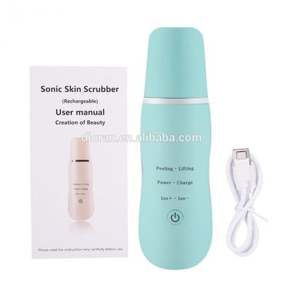 China Electric Ultrasonic Facial Cleansing Brush , Deep Cleaning Ultrasonic Skin Scrubber factory