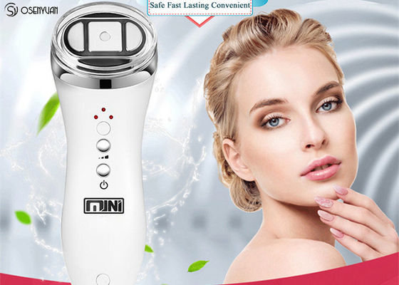 China Portable Radio Frequency Face Lift Device , Ultrasonic Ion Face Beauty Stimulator factory