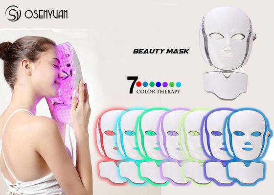 China PDT LED Light Therapy Face Mask , Led Photon Therapy Mask CE ROHS Approved factory