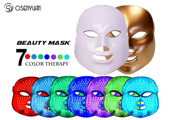China Fight Acne LED Light Therapy Face Mask 7 Color Photon Led Skin Rejuvenation distributor