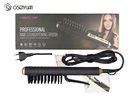 China Lcd Display Home Hair Straightener , Electric Straightening Combs For Black Hair factory