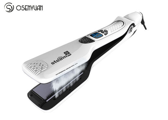 China Electric Ceramic Steam Based Hair Straightener Hair Styling Tools With LCD Display factory